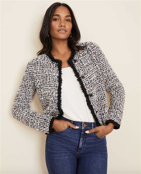 chanel style jacket fabric|best chanel look alike jacket.